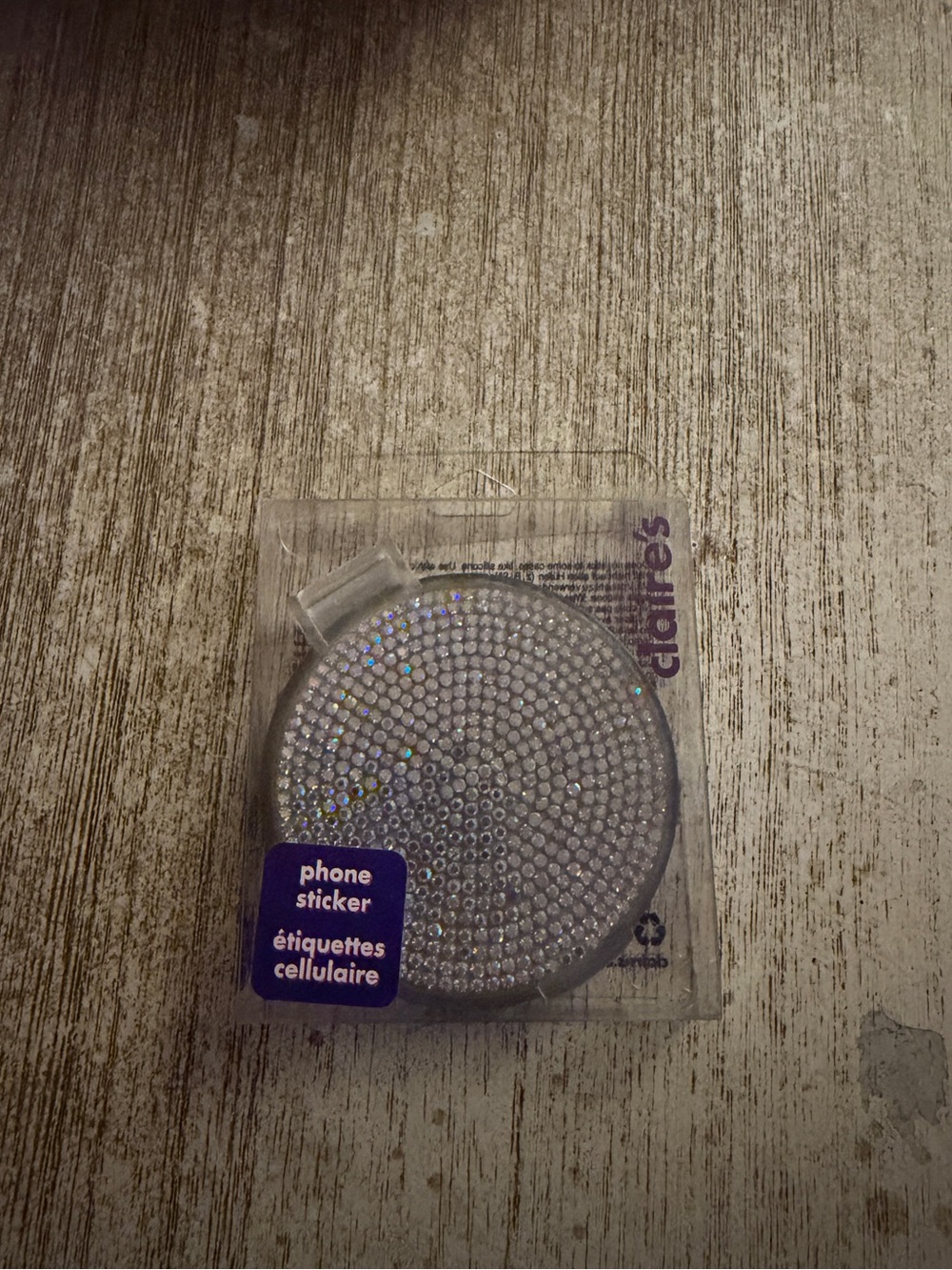 Claire’s Sparkly Phone Sticker/Mirror